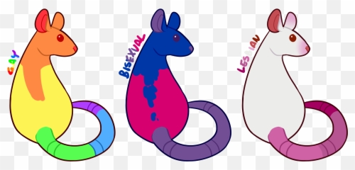 Pride Rats From Last June Clipart - Full Size Clipart Pride Rats Png,Rats Png