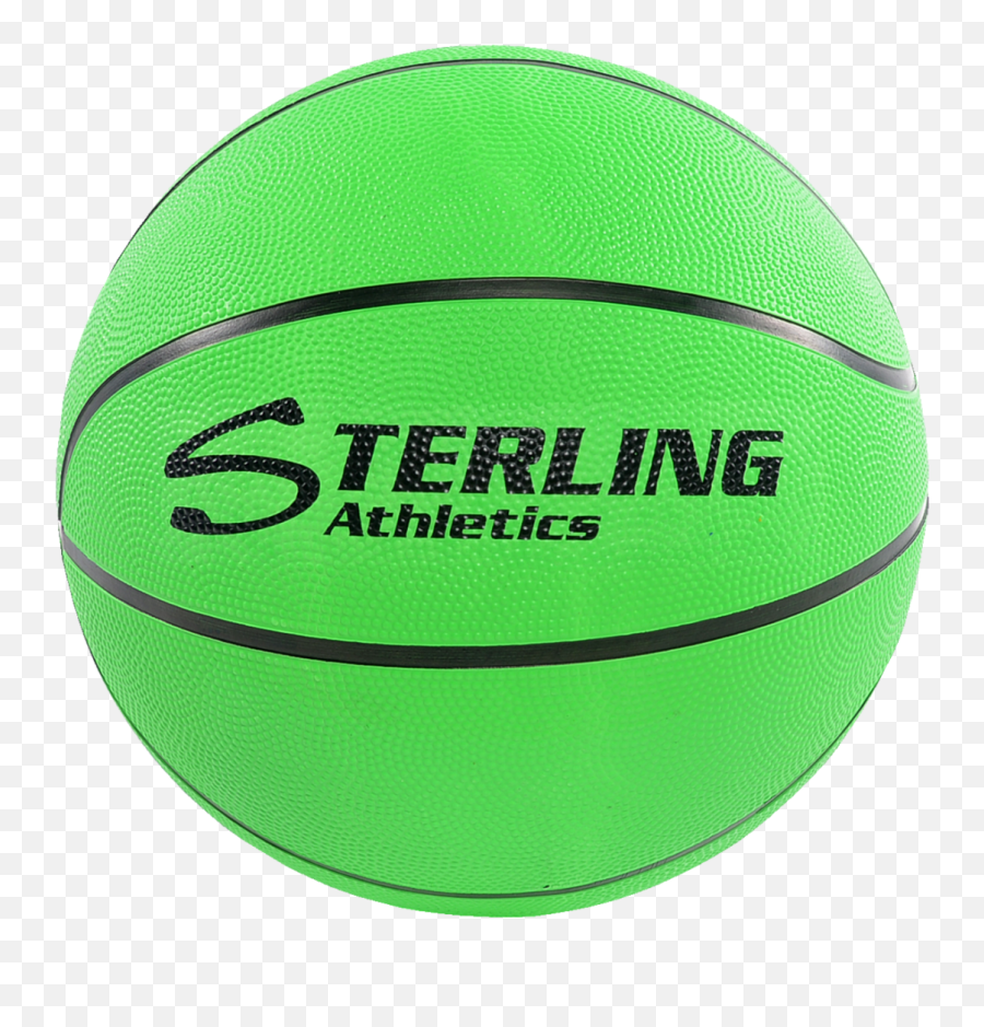 8 Panel Rubber Camp Basketball - Neon Green Basketball Png,Basket Ball Png