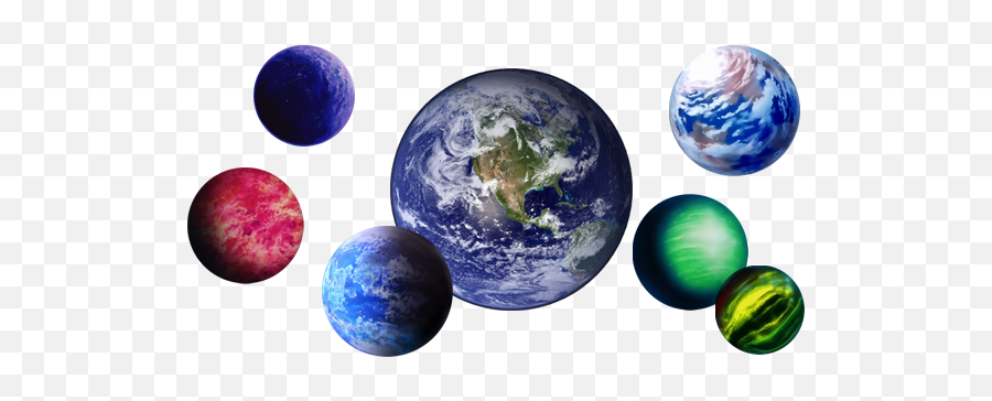 All Planets Png 1 Image - Space Planets No Background,Planets Png