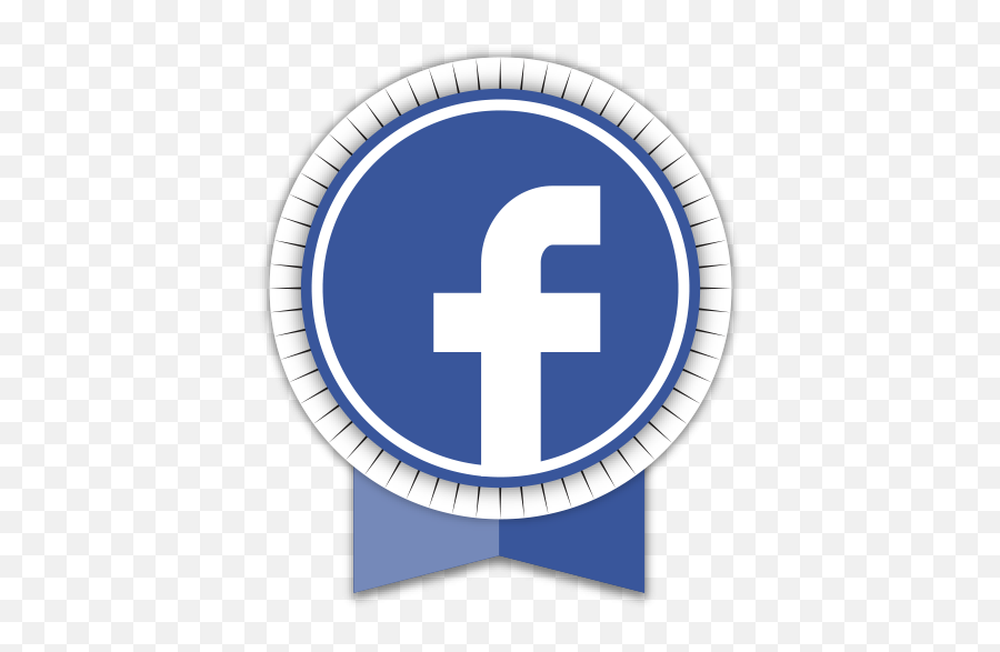 Facebook Icon Round Ribbon Social Iconset S - Icons Rond Facebook Logo Png,Facebook Icon Png