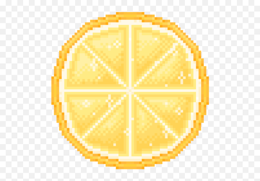 Download Lemon Slice - Lemon Full Size Png Image Pngkit Transparent Pixel Peach,Lemon Slice Png