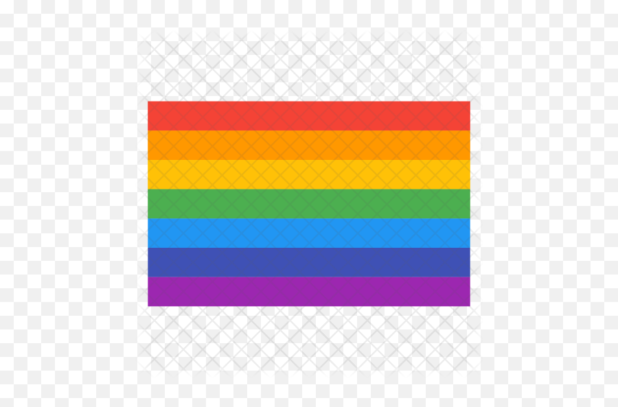 Lgbt Flag Icon Of Flat Style - Colorfulness Png,Gay Flag Png