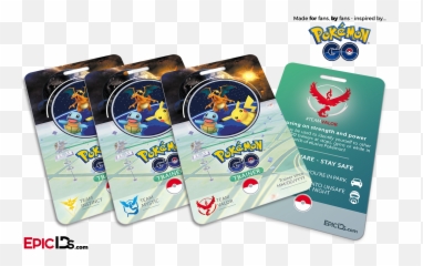 Pokemon Go Inspired Team Mystic Valor - Cards png