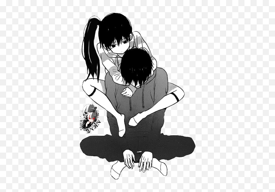 Little Love Storyu0027s - Smile35 Wattpad Love Anime Couples Black And  White Png,Anime Couple Transparent - free transparent png images -  