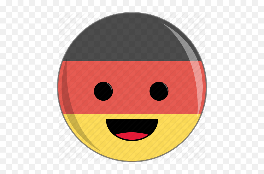 Awesome Country Cute Face Flags Ger 965304 - Png Circle,German Flag Png