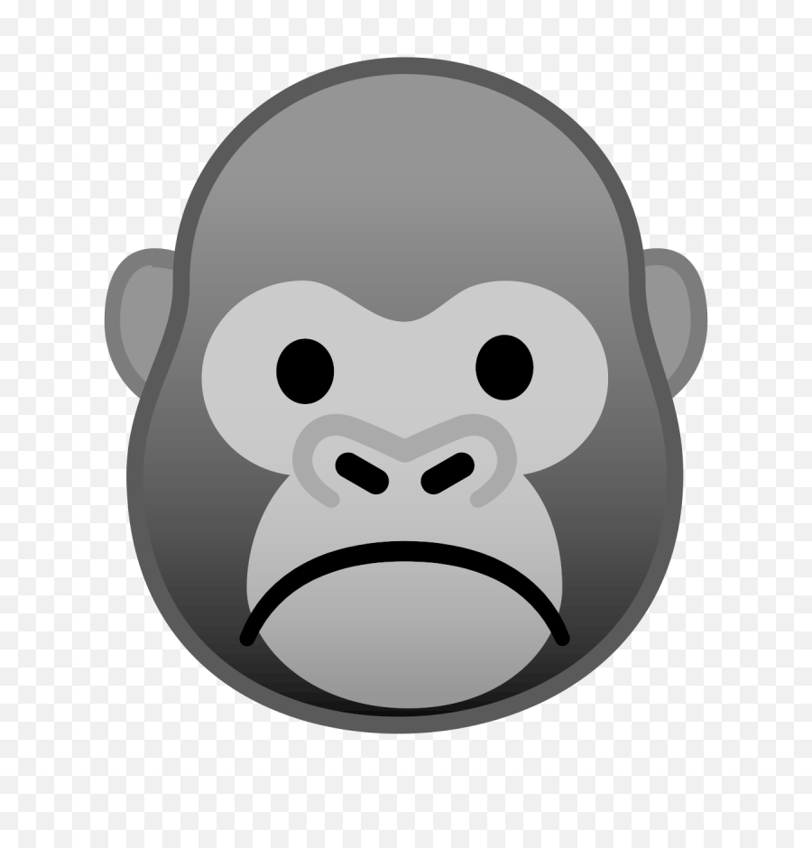 Noto Emoji Oreo 1f98d - Apple Gorilla Emoji Clipart Full Gorilla Emoji Transparent Background Png,Monkey Emoji Png