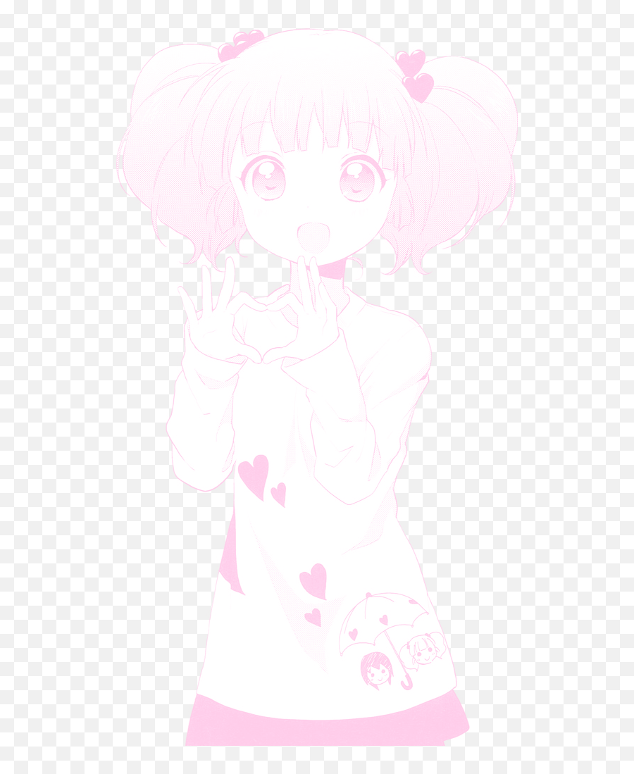 Download Cute Transparent Tumblr Soft Pink Anime Png - Aesthetic Transparent Anime Girl,Anime Girls Transparent