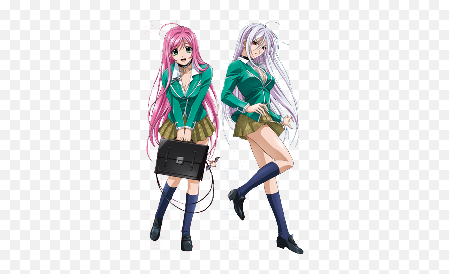 Moka And Her True Vampyre Form From Rosariovampire - Moka Akashiya Rosario X Vampire Png,Rosario Png