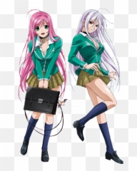Moka And Her True Vampyre Form From Rosariovampire - Moka Akashiya Rosario X Vampire Png,Rosario Png