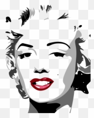 Marilyn Monroe Vector Graphics Art Portrait Drawing - Marilyn Monroe Icon Png,Pop Png
