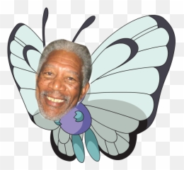 Pokemon Butterfree Outline - Pokemon Butterfree Png,Morgan Freeman Png