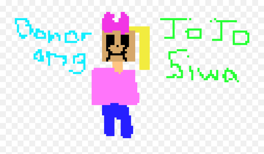 Jojo Siwa Pixel Art Maker - Clip Art Png,Jojo Text Png