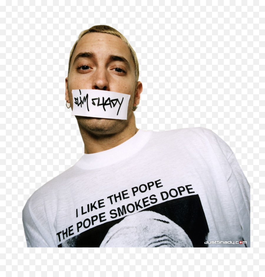 Eminem Slim Shady Transparent Png - Like The Pope Smokes Dope,Eminem Logo Transparent