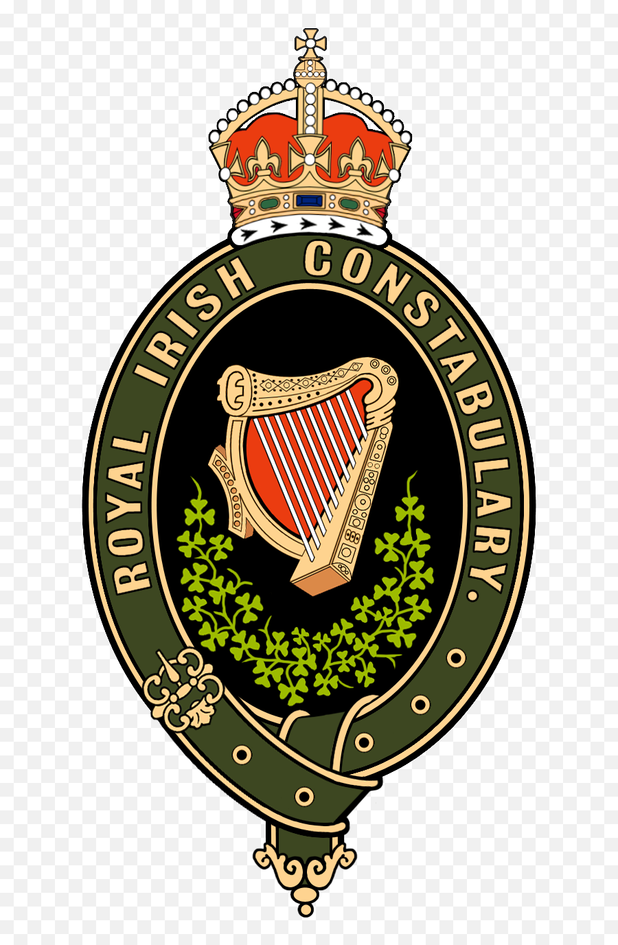 Royal Irish Constabulary Badge - Starbucks Png,Irish Png