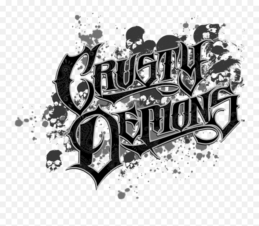 Download Crustydemons Myspace Blog Gray - Logo Crusty Demons Png,Demons Png