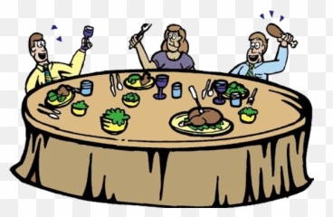 Eating Lunch With Friends Clipart - Food Png,Friends Clipart Png
