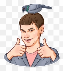 Sticker Maker - Jim Carrey Telegram Stickers Png,Jim Carrey Png