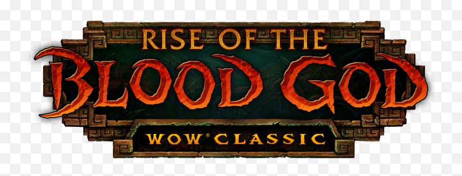 Blizzard Press Center - Wow Classic Rise Of The Blood God Horizontal Png,World Of Warcraft Logo Png