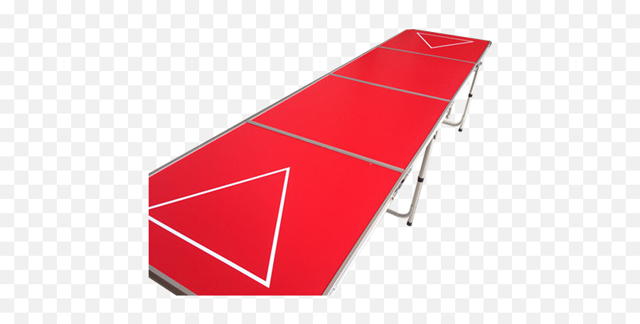 Download Red Professional 8 Ft Beer Pong Table - Beer Pong Table Png,Beer Pong Png