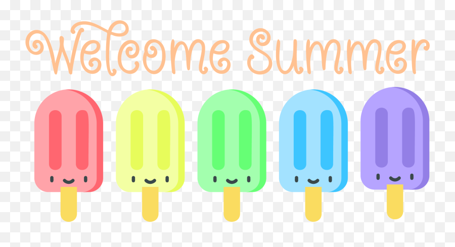 Welcome Summer Ice Cream Pastel Svg - Ice Cream Bar Png,Welcome Transparent