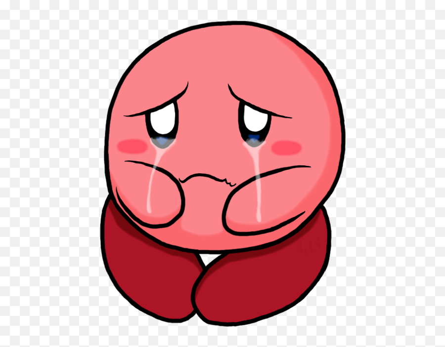 Download Sad Kirby - Kirby Sad Png Full Size Png Image Sad Kirby Png,Kirby Face Png
