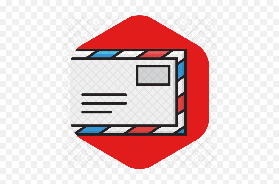 Envelope Icon - Air Mail Envelope Png Icon,Envelope Icon Png
