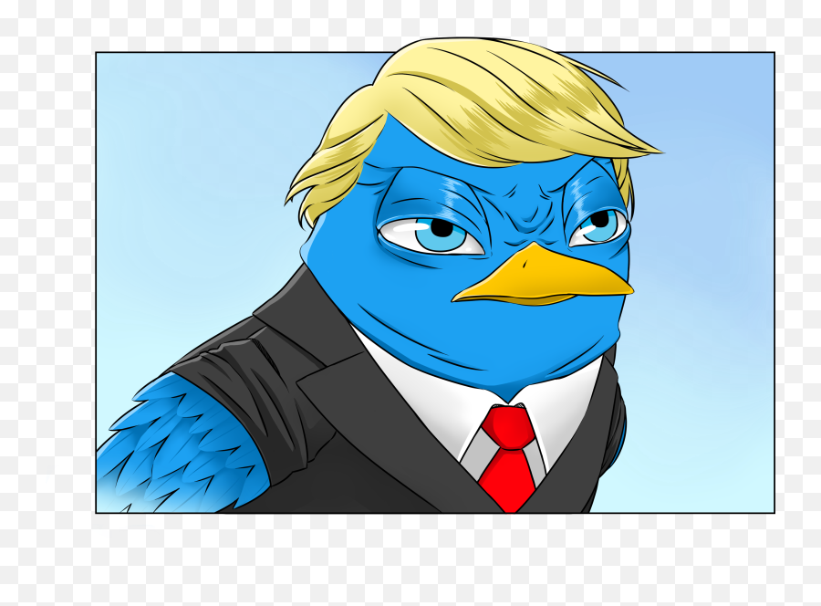 Government Pop - Twitter Trump Hair Bird Png,Trump Wall Transparent