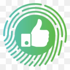 Download Hd Thumbsup Icon Rgb - Fingerprint Iphone Candado Con Huella Vector png