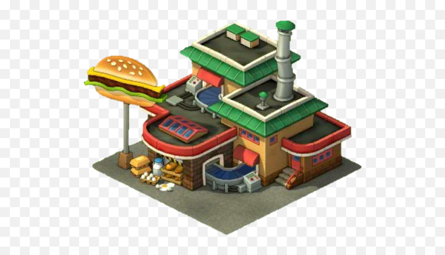 Fast Food Restaurant Png Building Icon