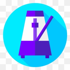 Metronome - Free music icons Velvet Pr png