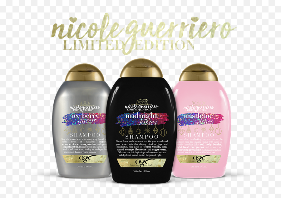 Ogx X Nicole Guerriero Limited Edition - Nicole Guerriero Shampoo Png,Wet N Wild Color Icon Blush In Rose Champagne