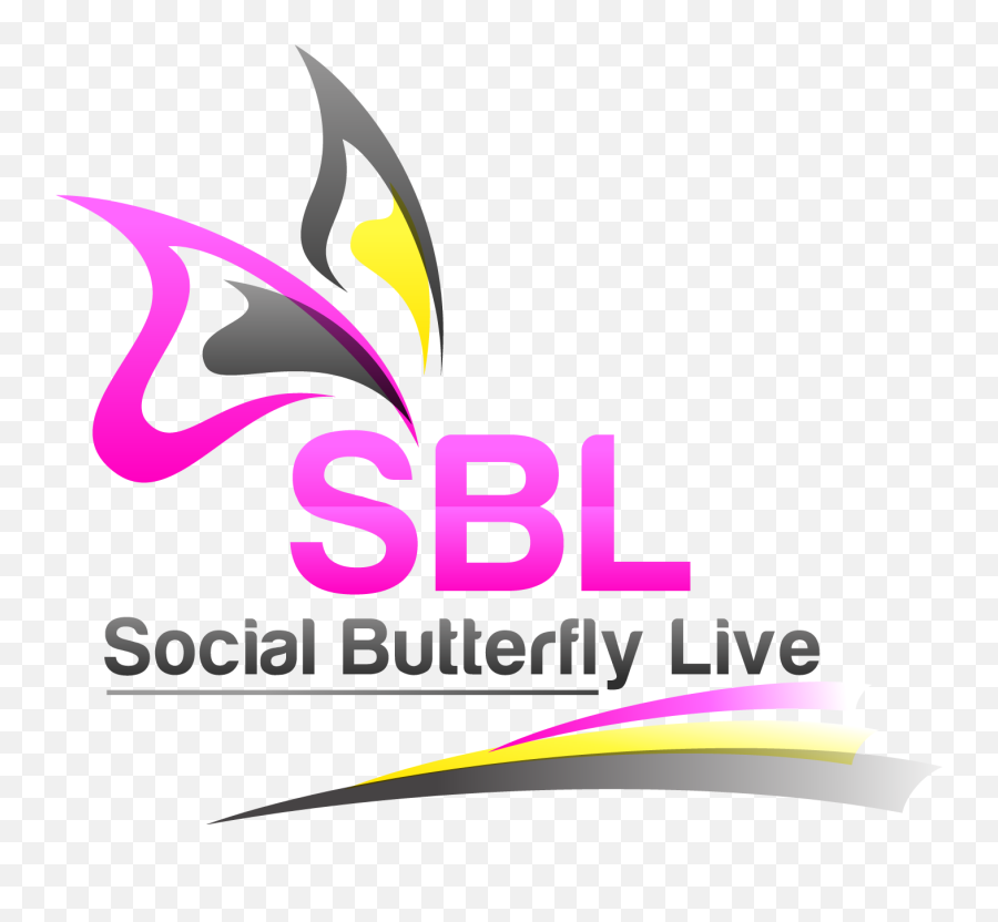 Logo For Social Butterfly Live Llc - Design Png,Butterfly Logos