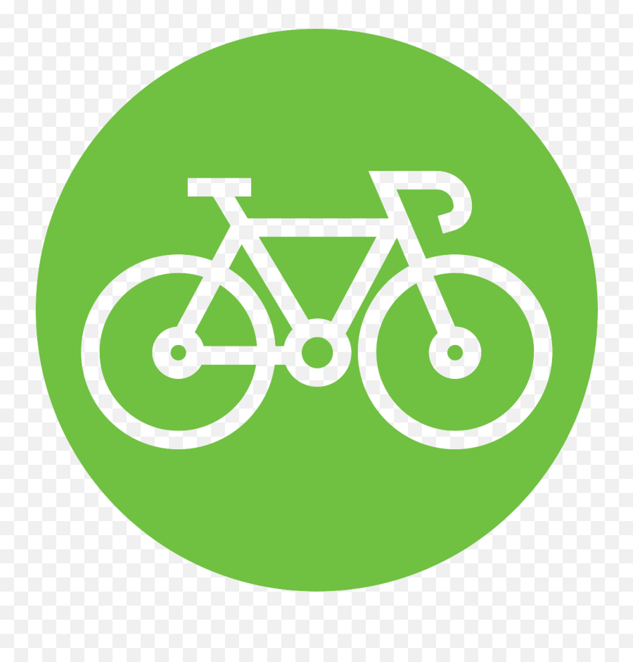 Icon Circle Bicycle Png Transparent - Small Bike Icon Png,Cycling Icon Png