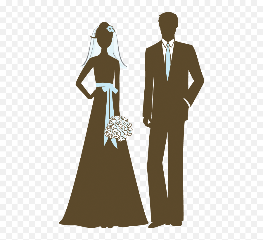 Download Wedding Couple Png Image - Marriage Bride And Groom Emoji,Married Couple Png