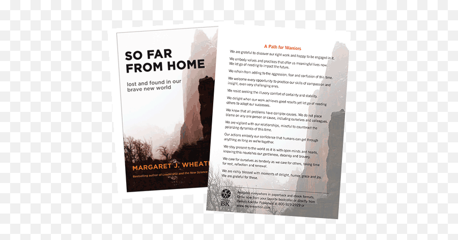 So Far From Home U2013 Margaret J Wheatley Png Postcard Icon