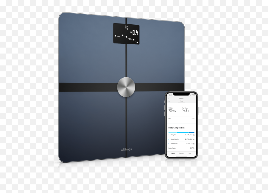 Withings Wbs05 Body Smart Scale Black Ireland - Withings Body Scale Png,Withings Scale Umbrella Icon