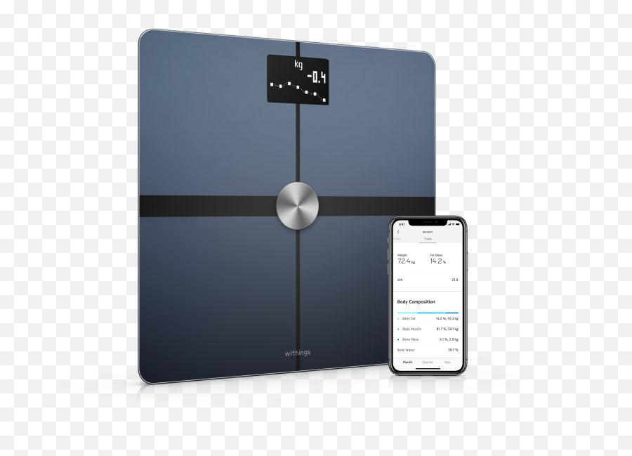 Withings Wbs05 Body Smart Scale Black Ireland - Withings Body Scale Png ...