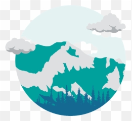 Kids Kitsap Regional Library - Mountain Illustrations png