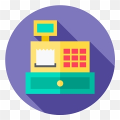 Cash Register - Free commerce and shopping icons Vertical png
