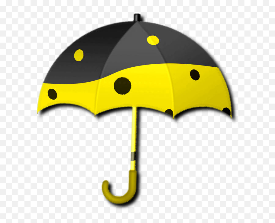 Monica Michielin Alphabets Yellow And Black Polka Dots - Girly Png,Yellow Umbrella Icon