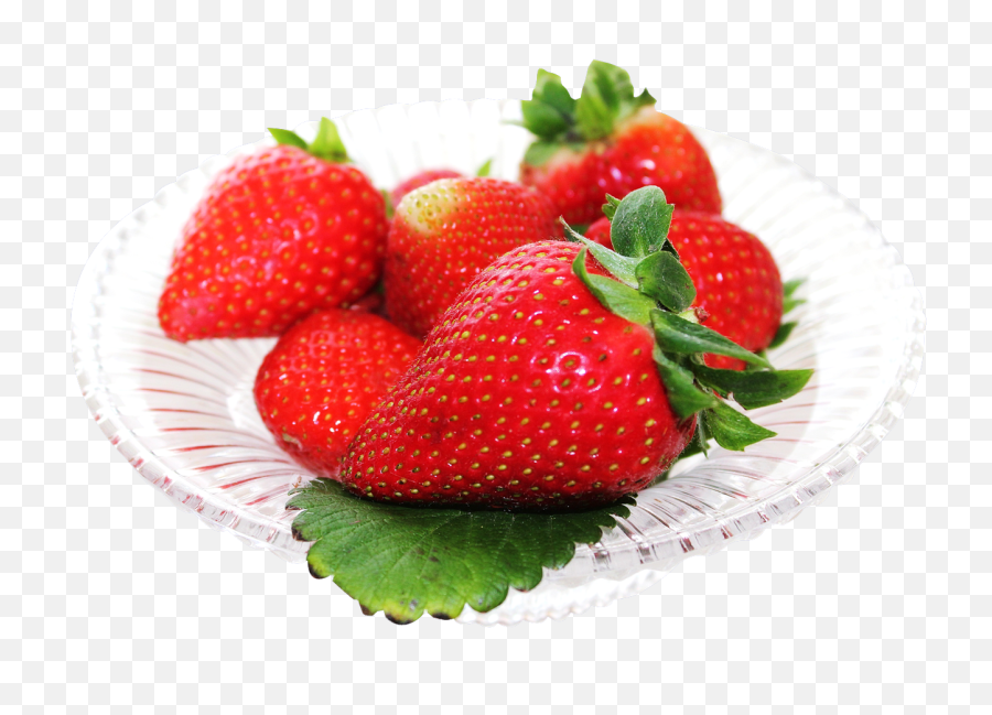 Strawberry In Plate Png Image - Purepng Free Transparent Frutero Con Frutas Animado,Plate Png