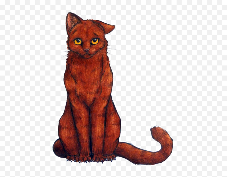 Fur Clipart Red Cat - Red Tabby Warrior Cat Png Download Brackenpaw Warriors,Pete The Cat Png