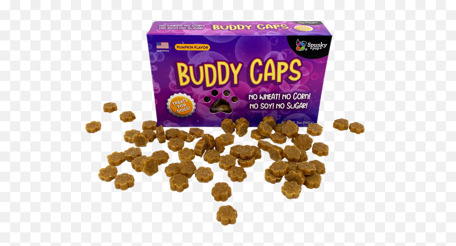 Spunky Pup Buddy Caps Treats Pumpkin Flavor 5 Oz - Buddy Caps Dog Treats Png,Dog Buddy Icon