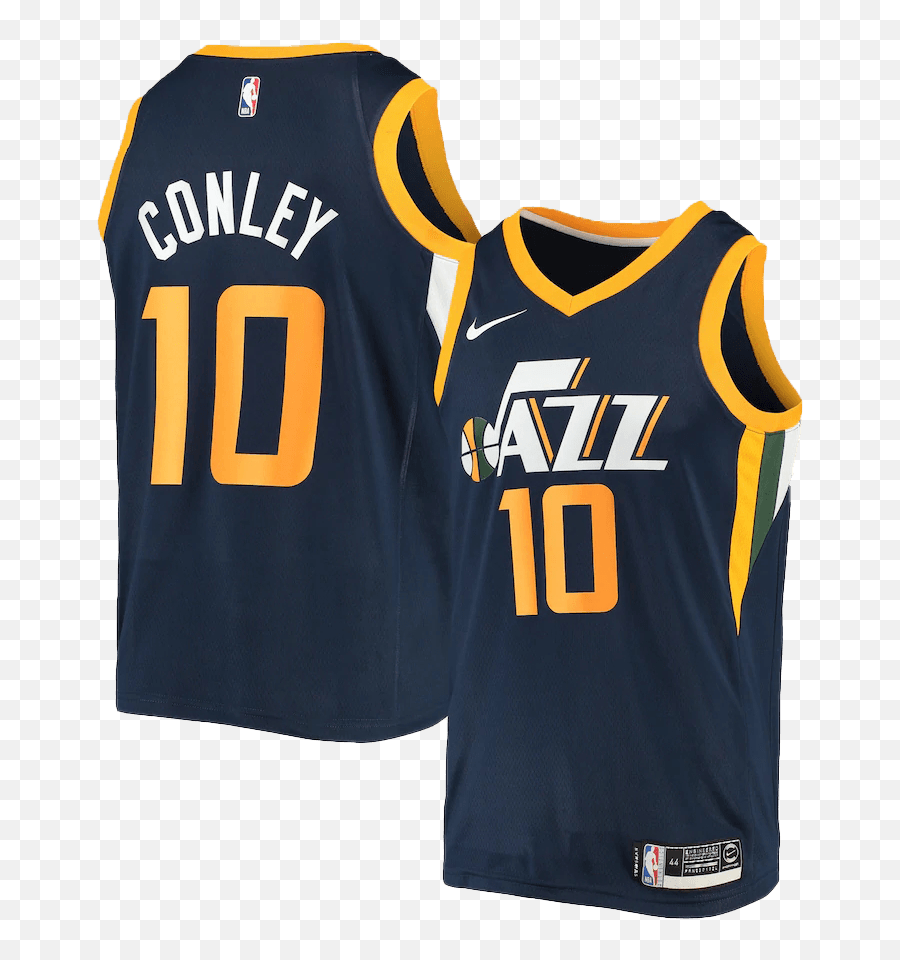 Utah Jazz Mike Conley 10 Nike Navy Swingman Nba Jersey - Icon Edition Utah Jazz Utah Jazz Png,Ut Icon