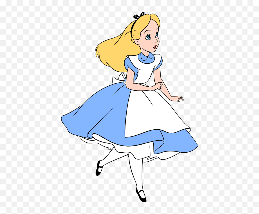 Alice Disney Png 5 Image - Alice In Wonderland Running,Disney Png Images