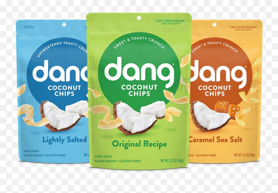 3 - Flavor Coconut Chip Variety Pack 12 Count 317oz Bags Dang Coconut Chips Png,Bag Of Chips Icon