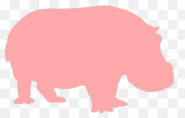 Hippo Silhouette Png Svg Clip Art For Web - Download Png