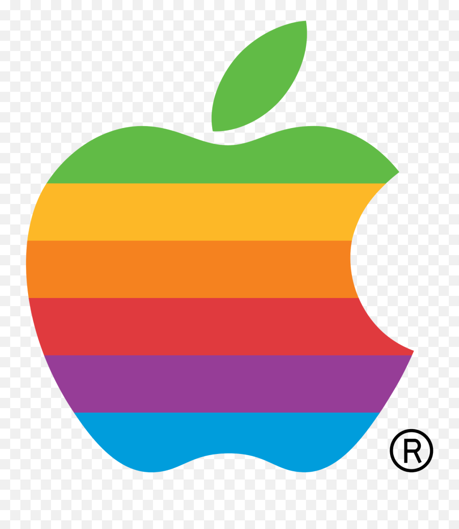 Apple Logo - Apple Logo 1977 Png,Black Apple Logo