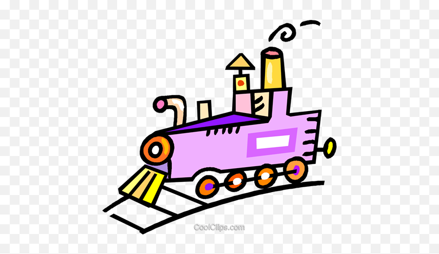 Steam Train Royalty Free Vector Clip Art Illustration - Train Set Png,Steam Animated Icon
