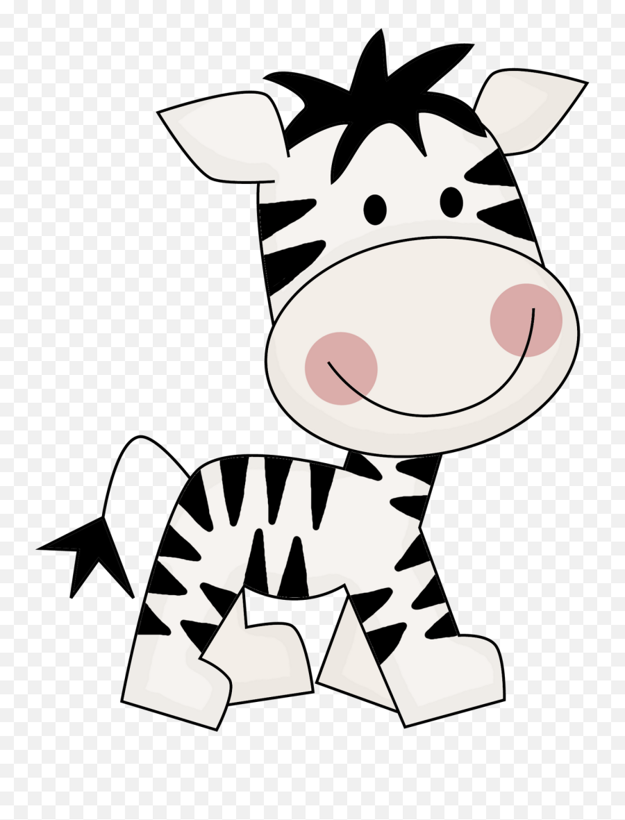 Baby Zebra Clipart Png - Zebra Clipart Baby Shower,Baby Shower Png